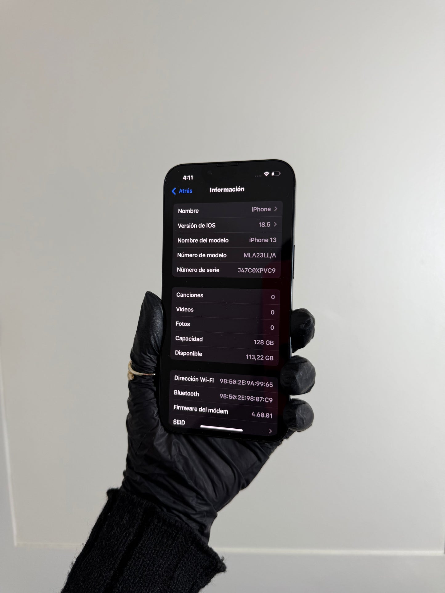 APPLE IPHONE 13 128GB 100% O CICLOS.