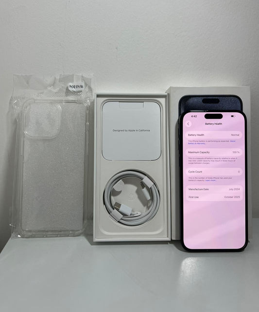 Combo Apple iPhone 15 Pro Max 256GB 100% - Blue