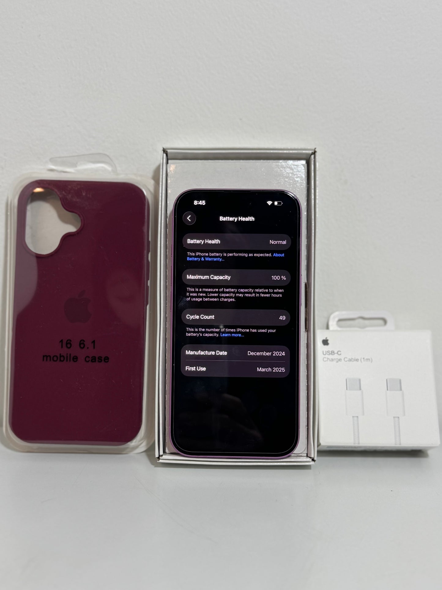 Combo Apple iPhone 16 128GB Pink + Accesorios