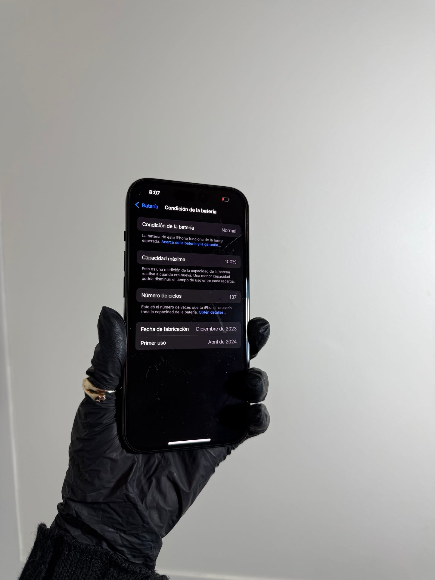 IPHONE 15 128GB 100% USADO