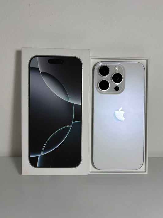 Apple iPhone 16 Pro 100% 128GB White - Open Box