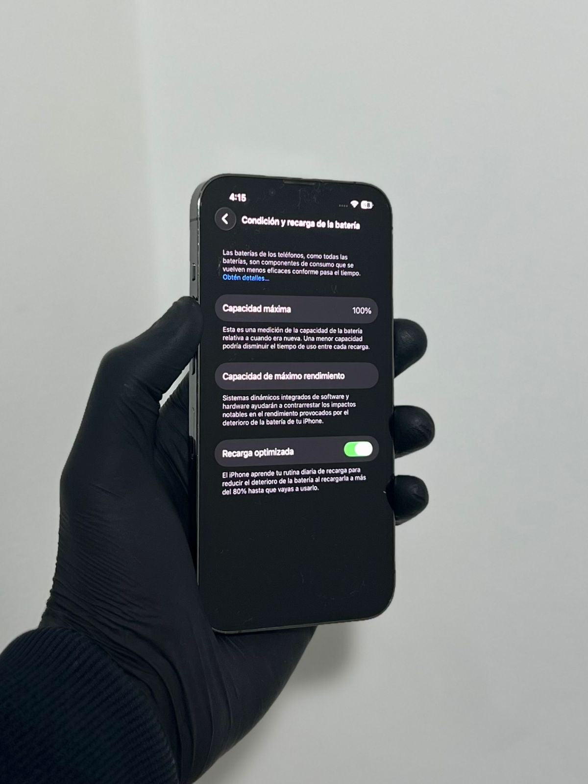 Apple iPhone 13 Pro 128GB 100% Grafito