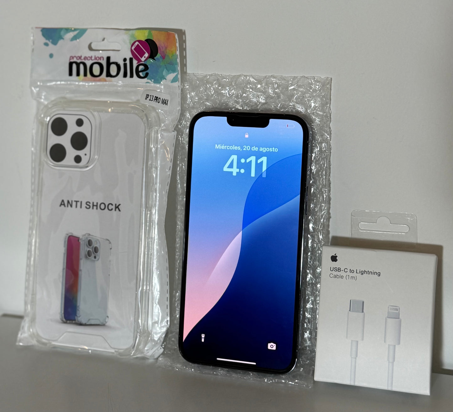 Combo Apple IPhone 13 Pro Max 128GB Azul + Accesorios