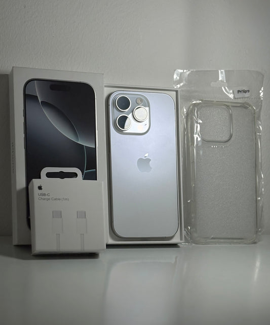 Combo Apple iPhone 16 Pro 100% 128GB White