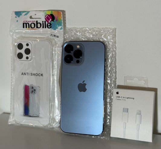 Combo Apple IPhone 13 Pro Max 128GB Azul + Accesorios