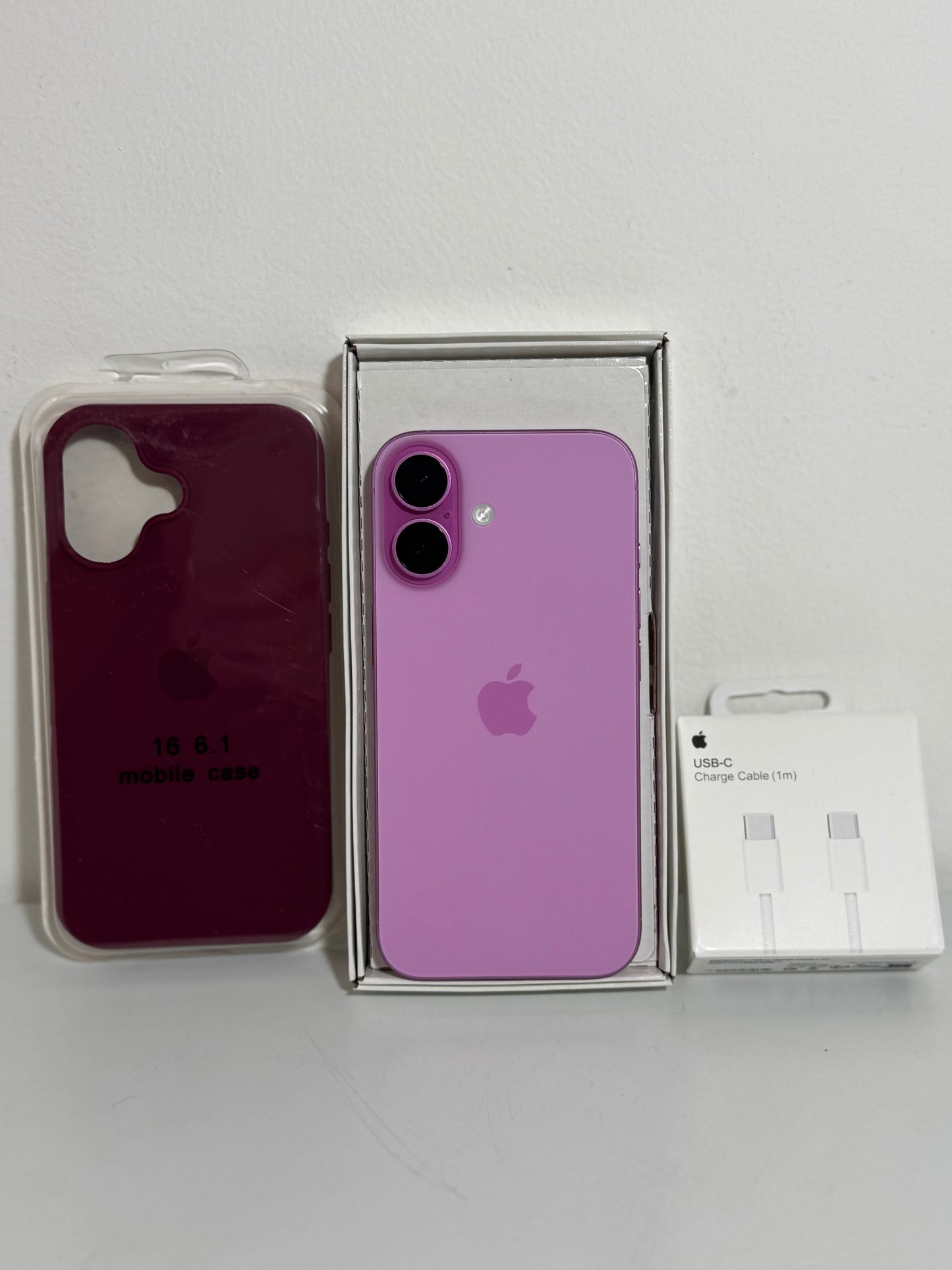 Combo Apple iPhone 16 128GB Pink + Accesorios