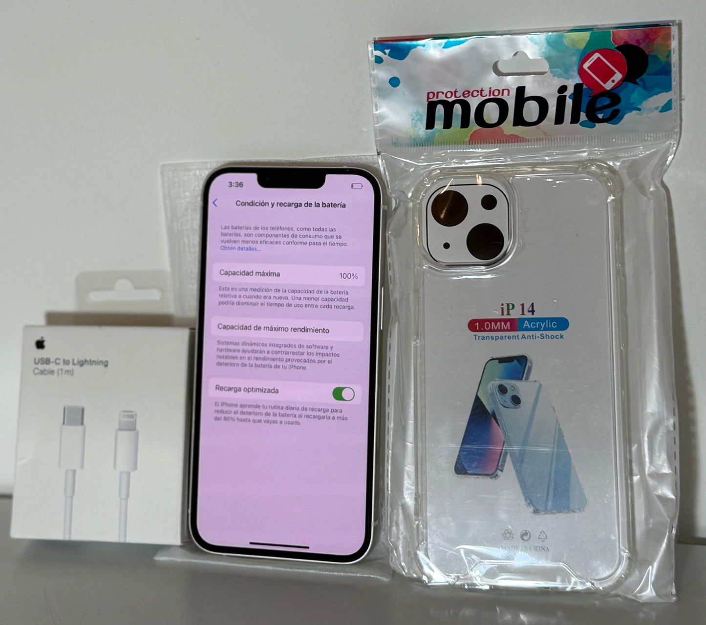 Combo Apple IPhone 14 128GB Blanco + Accesorios