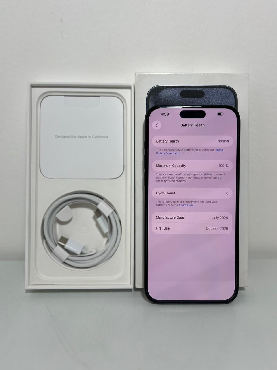 Apple iPhone 15 Pro Max 256GB 100% - Blue