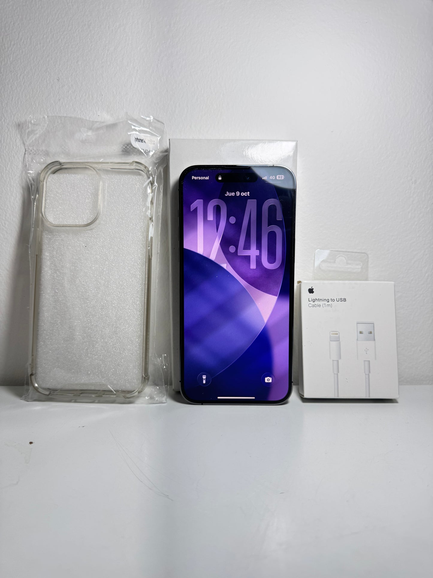 Combo iPhone 14 Pro Max 128GB 98% + Accesorios