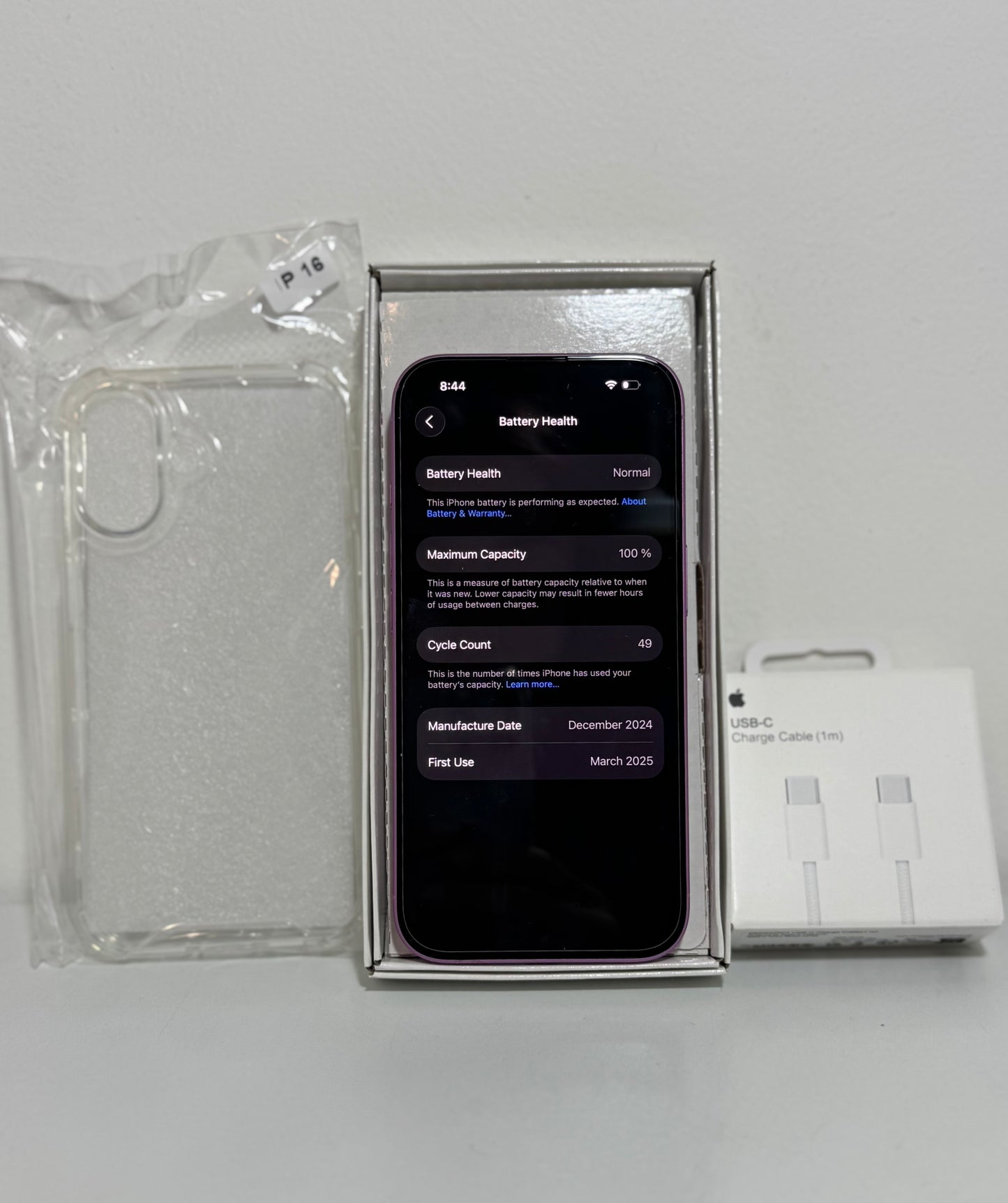 Combo Apple iPhone 16 128GB Pink + Accesorios